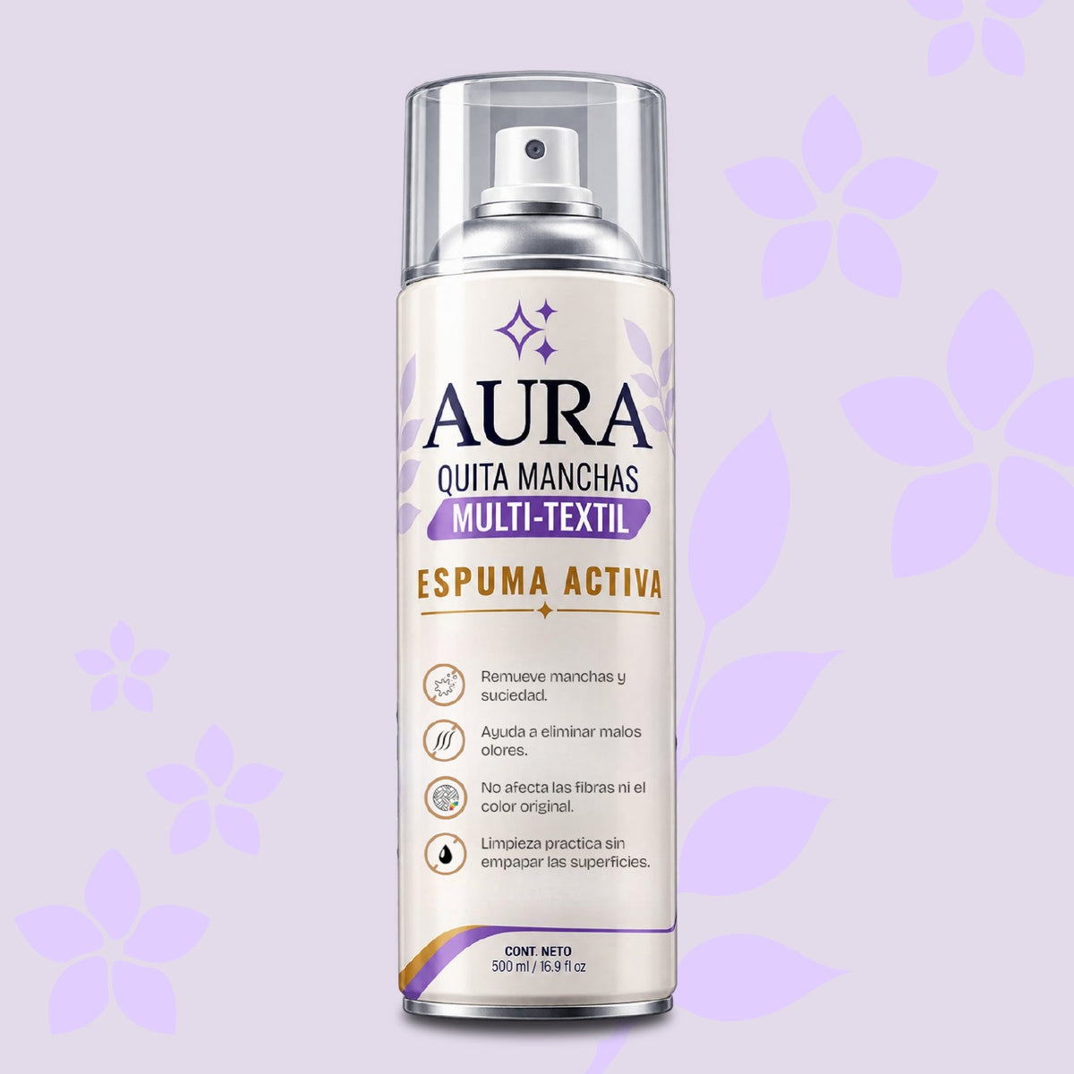 Aura - Espuma Limpiadora Multi-textil